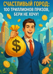 Счастливый Город: 100 Триллионов Призов, Бери Не Хочу!